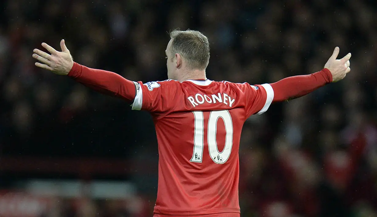 Wayne Rooney sudah membela MU sejak tahun 2004 lalu setelah diboyong dari Everton. (Oli Scarff)