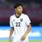Pemain Timnas Indonesia, Adrian Wibowo, saat melawan Timnas Lebanon dalam laga FIFA Matchday 2025 di Stadion Gelora Bung Tomo, Surabaya, Senin (8/9/2025). (Bola.com/Abdul Aziz)