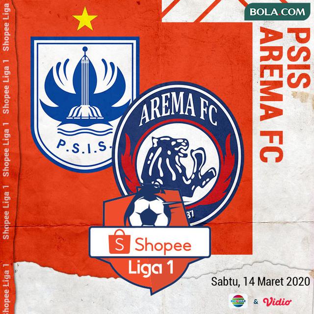 Shopee Liga 1 - PSIS Semarang Vs Arema FC