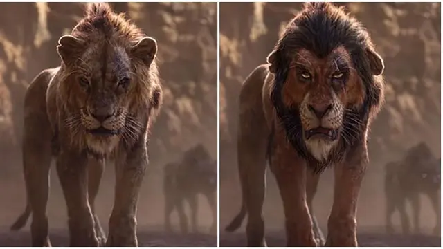 Begini Foto Gabungan Live-Action dan Animasi The Lion King yang Bikin Gemas