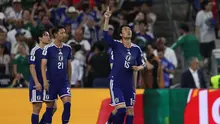 Selebrasi Jepang kala mencukur Tunisia 4-0 di Piala Dunia 2026 (AFP)