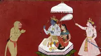 Rama dan Shinta dalam epos Ramayana (Wikipedia)