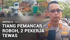 Ada dua pekerja yang sedang menurunkan pemancar di kompleks perkantoran Pemkot Banjar, Jawa Barat, tewas setelah tiang pemancar roboh. Polisi yang melakukan olah TKP, masih menyelidiki penyebab kecelakaan.