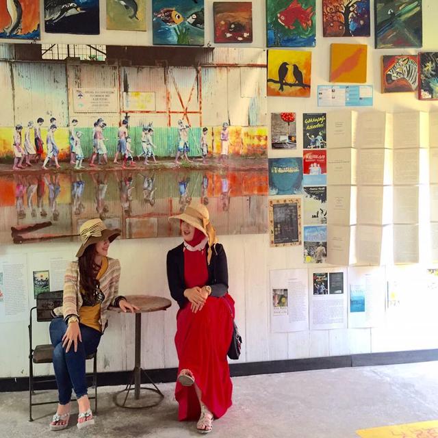 Museum Kata Andrea Hirata, Belitung Timur. (dok. Instagram @dine.pearl/https://www.instagram.com/p/7MoGGOkq7c/Asnida Riani)