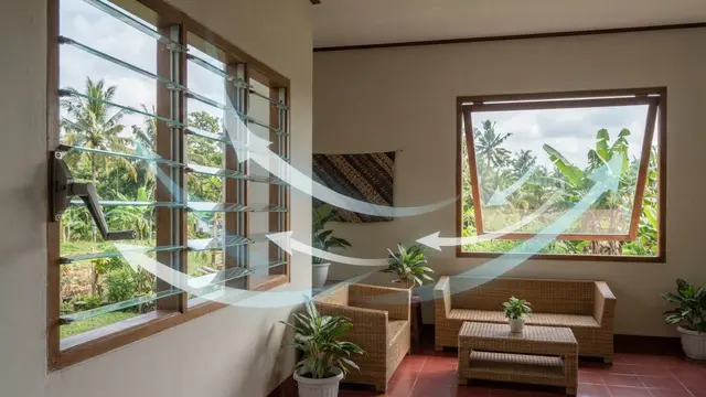 Cara Membuat Ventilasi Silang di Rumah Sederhana