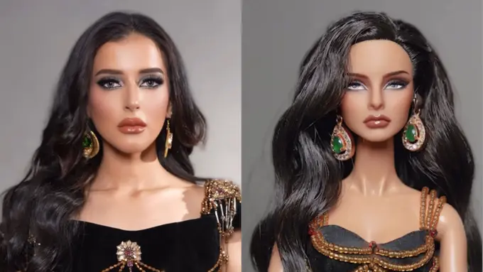 Tasya Farasya Hidupkan Boneka Barbie Miliknya dengan Duplikasi Makeup dan Busana