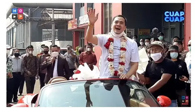 8 Momen Saipul Jamil Bebas dari Penjara, Menangis Haru Bahagia