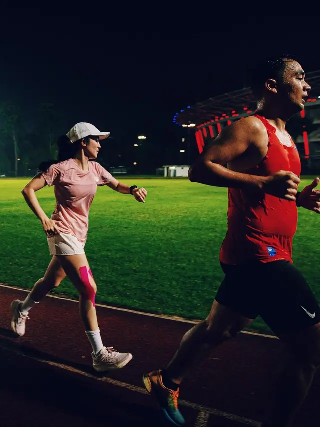 Febby Rastanty Latihan Lari Maraton