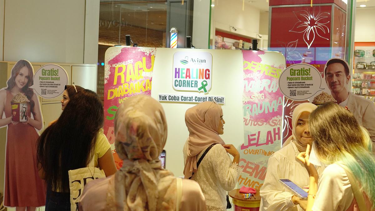 Healing Corner Persimbahan Merk Burung Hadir di Cinema XXI Dua Mal di Jakarta