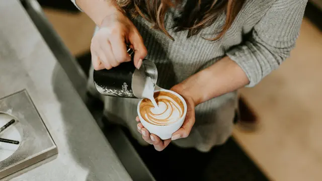 Ilustrasi Latte Art (Unsplash)