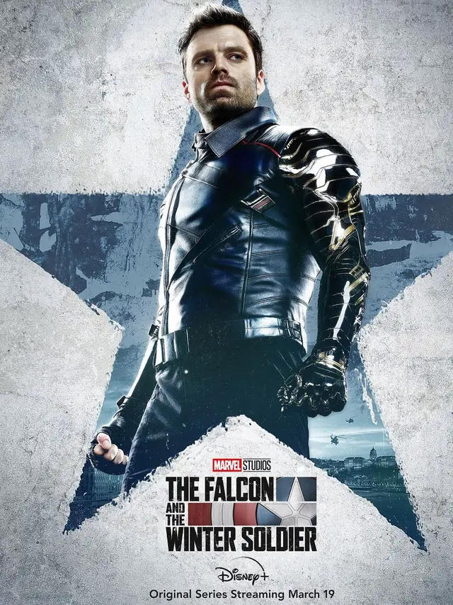 Bucky Barnes alias Winter Soldier di  The Falcon and The Winter Soldier. (Marvel/ Disney via Instagram/ imsebastianstan)