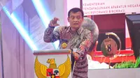 Gubernur Jawa Tengah, Ahmad Luthfi dalam Rakor Bidang Kelembagaan dan Tata Laksana Pemerintah Daerah di Hotel Gumaya, Kota Semarang, Rabu (29/10/2025). (Foto : Humas Jateng).