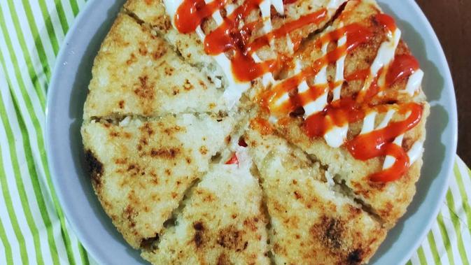 Bentuknya yang seperti pizza membuat banyak orang yang penasaran dengan bangkerok (dok.Instagram/@bangkerok_bandung/https://www.instagram.com/p/CHOs6_xBAuM/Komarudin)