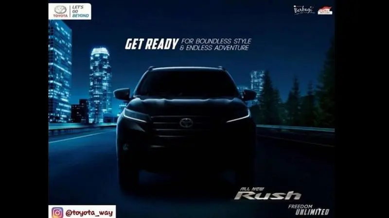 Teaser All New Toyota Rush