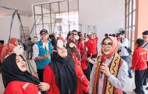 HUT ke-81 RI, Fatma Saifullah Motivasi Siswa Sekolah Rakyat Lampung