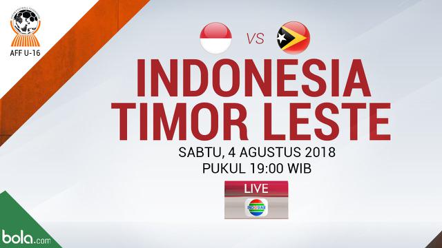 Babak I Timnas Indonesia U 16 Sulit Bobol Gawang Timor