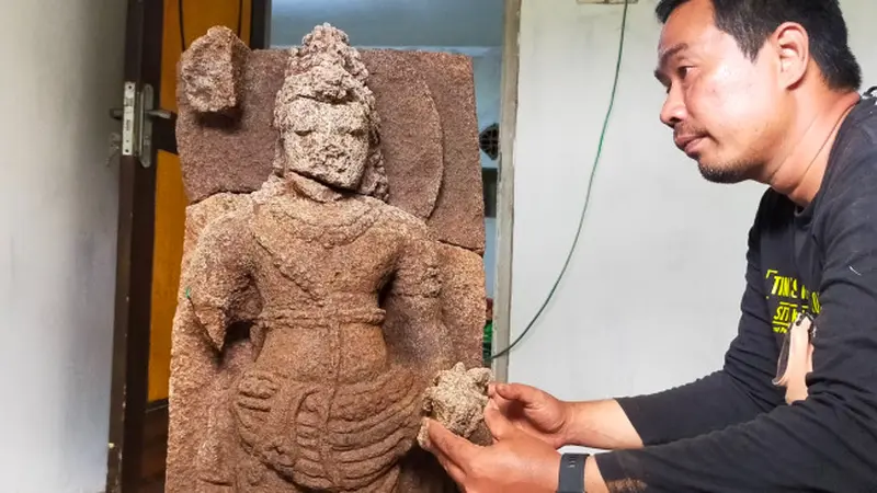 Temuan Arca Agastya Anggota Panteon Hindu Siwa di Situs Srigading Malang