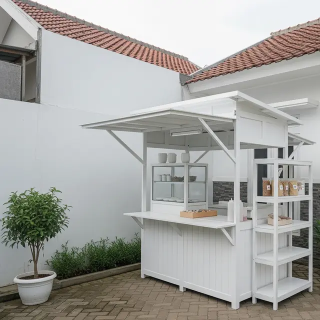 9 Model Lapak Jualan Minimalis untuk Rumah Type 45 Sederhana, Praktis dan Modern