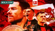 Bundesliga - Ilustrasi Bayer Leverkusen Juara Bundesliga Musim 2023/24 - Ver 2 (Bola.com/Adreanus Titus)