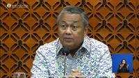 Gubernur Bank Indonesia Perry Warjiyo saat RDG Februari 2024, Rabu (21/4/2024). (Foto: Liputan6.com/Tira Santia)