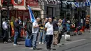 Israel menandai Hari Peringatan untuk memperingati 24.213 tentara yang gugur dan  serangan militan dalam perang yang dicatat sejak 1860 oleh Kementerian Pertahanan.  (AFP/RONALDO SCHEMIDT)