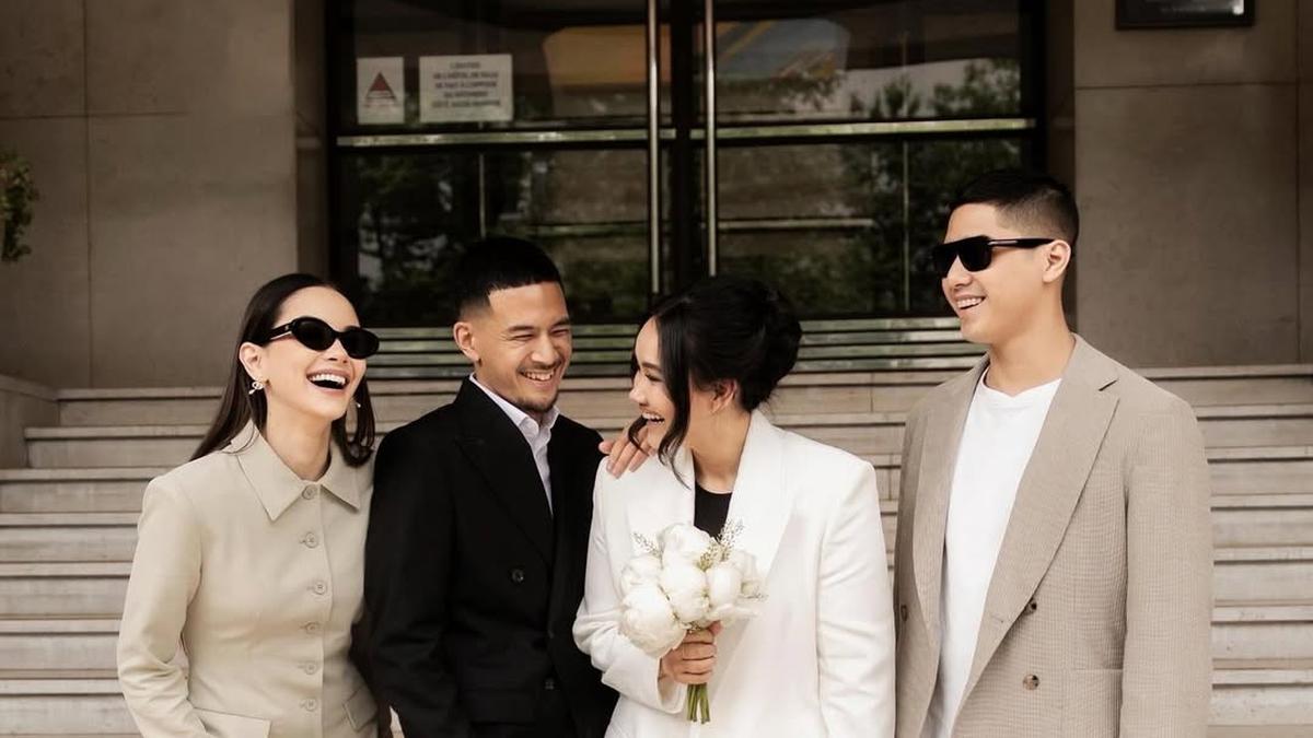 Jelang Menikah, 6 Gaya Couple Paling Stylish dan Elegan Alyssa Daguise dan Al Ghazali saat Kondangan Keluarga