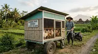 5 Kelebihan Kandang Ayam Beroda Dibanding Kandang Permanen, Ternak Lebih Sehat