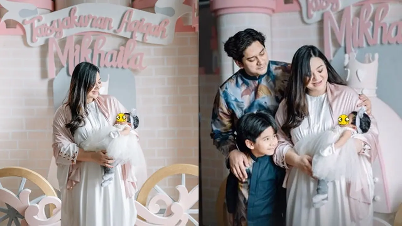 6 Momen Akikah Anak Kedua Eriska Rein, Bertema Istana Princess