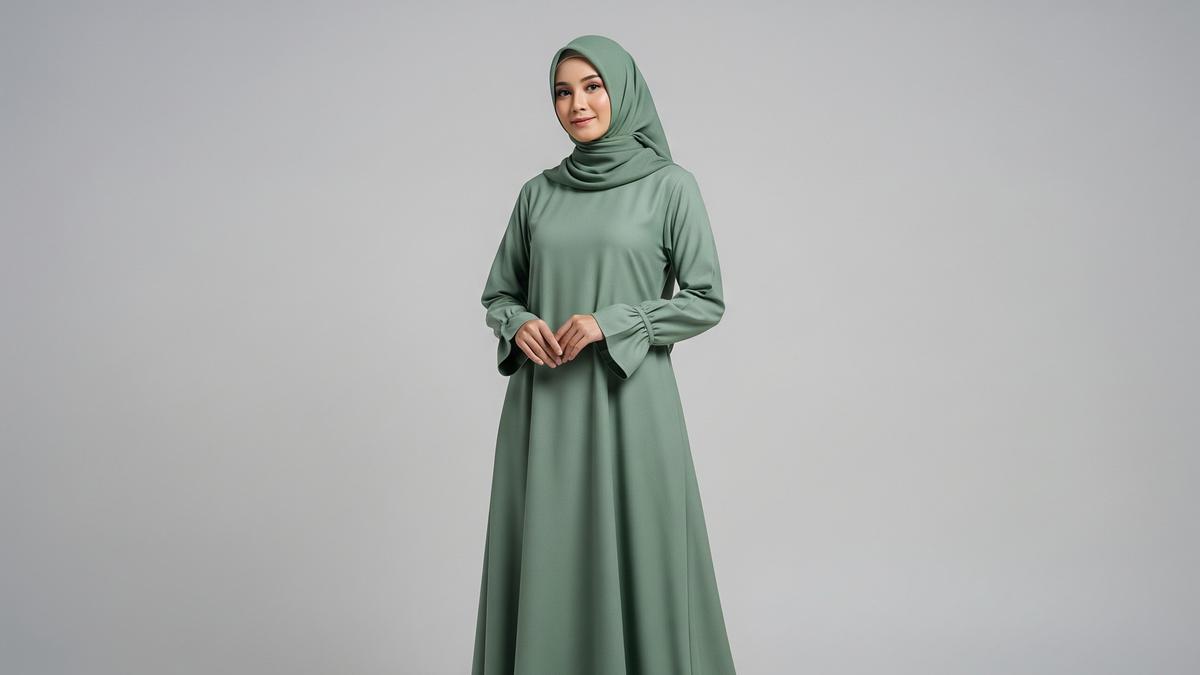 7 Gamis untuk Wanita Bertubuh Mungil agar Tidak Terlihat 'Tenggelam'