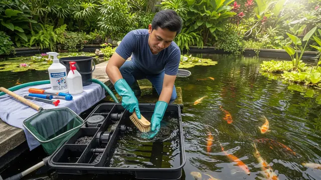 Tips Membuat Kolam Ikan yang Tidak Jadi Sarang Nyamuk