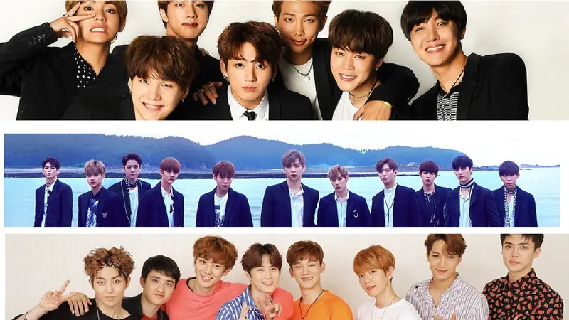 BTS, EXO, Wanna One