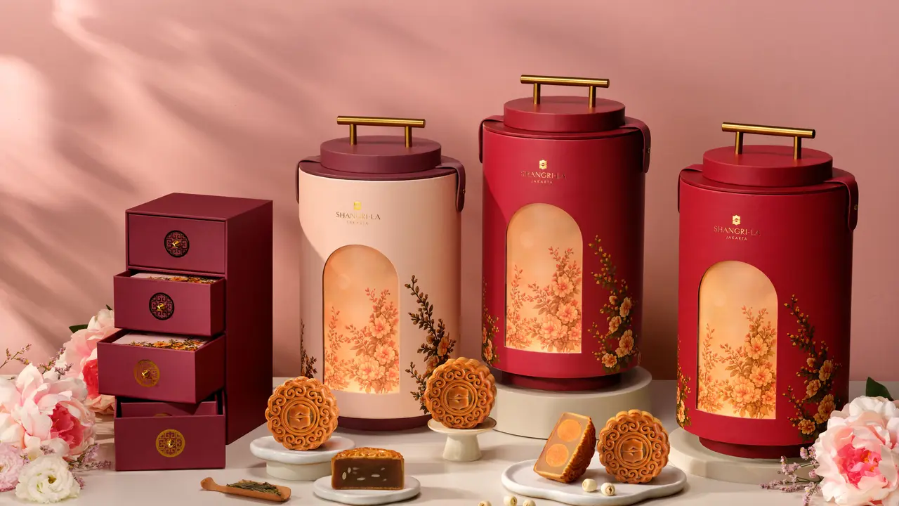 Mooncake Rendah Gula hingga Cahaya Lampion Hangatkan Perayaan Mid-Autumn Festival di Shangri-La Jakarta