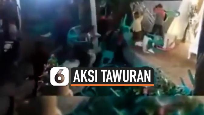 Video Ricuh Di Acara Pernikahan Kursi Melayang Depan Pelaminan News Liputan6 Com