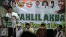 KH.Said Aqil Siradj memberikan tausiah dalam acara Tahlil Akbar di kantor PBNU, Jakarta, Kamis (24/11). Acara ini bertujuan untuk mendoakan para pendiri bangsa, pahlawan nasional dan kedamaian bangsa Indonesia. (Liputan6.com/Faizal Fanani)