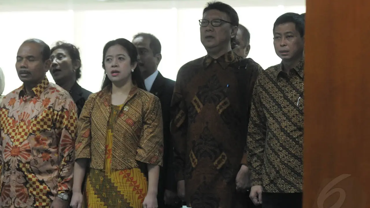 Jokowi dan Para Menteri Hadiri Pelantikan Pimpinan BPK