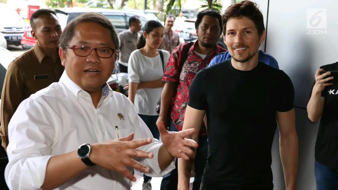 Pendiri Telegram Temui Kemkominfo
