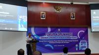 Gubernur Lembaga Ketahanan Nasional (Lemhanas) Letjen TNI Agus Widjojo di Jakarta. (Liputan6.com/Ika Defianti)