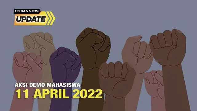 Aksi demo dilakukan mahasiswa BEM Seluruh Indonesia (SI) dan sejumlah elemen masyarakat dengan turun ke jalan pada hari ini, Senin (11/4/20222).