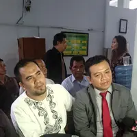 Saipul Jamil memberi kesaksiannya atas kasus dugaan suap panitera pengganti perkara pencabulan yang dialaminya. (Muhamad Altaf Jauhar/Bintang.com)