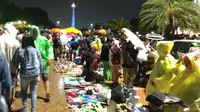 Suasana Malam Pergantian Tahun di Monas