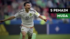 Akankah kelima pemain muda ini mampu menunjukkan tajinya di Piala Dunia 2018?