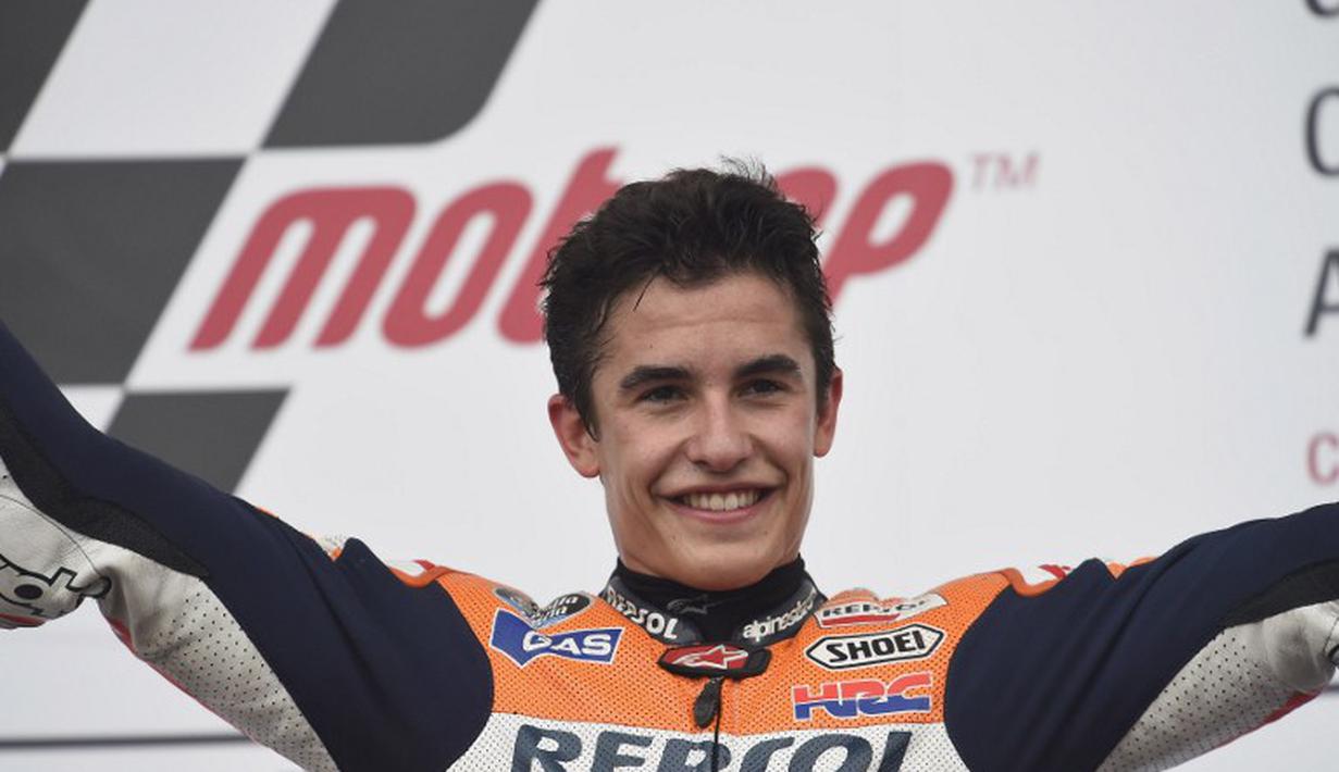 Marc Marquez meraih podium pertama di GP AS