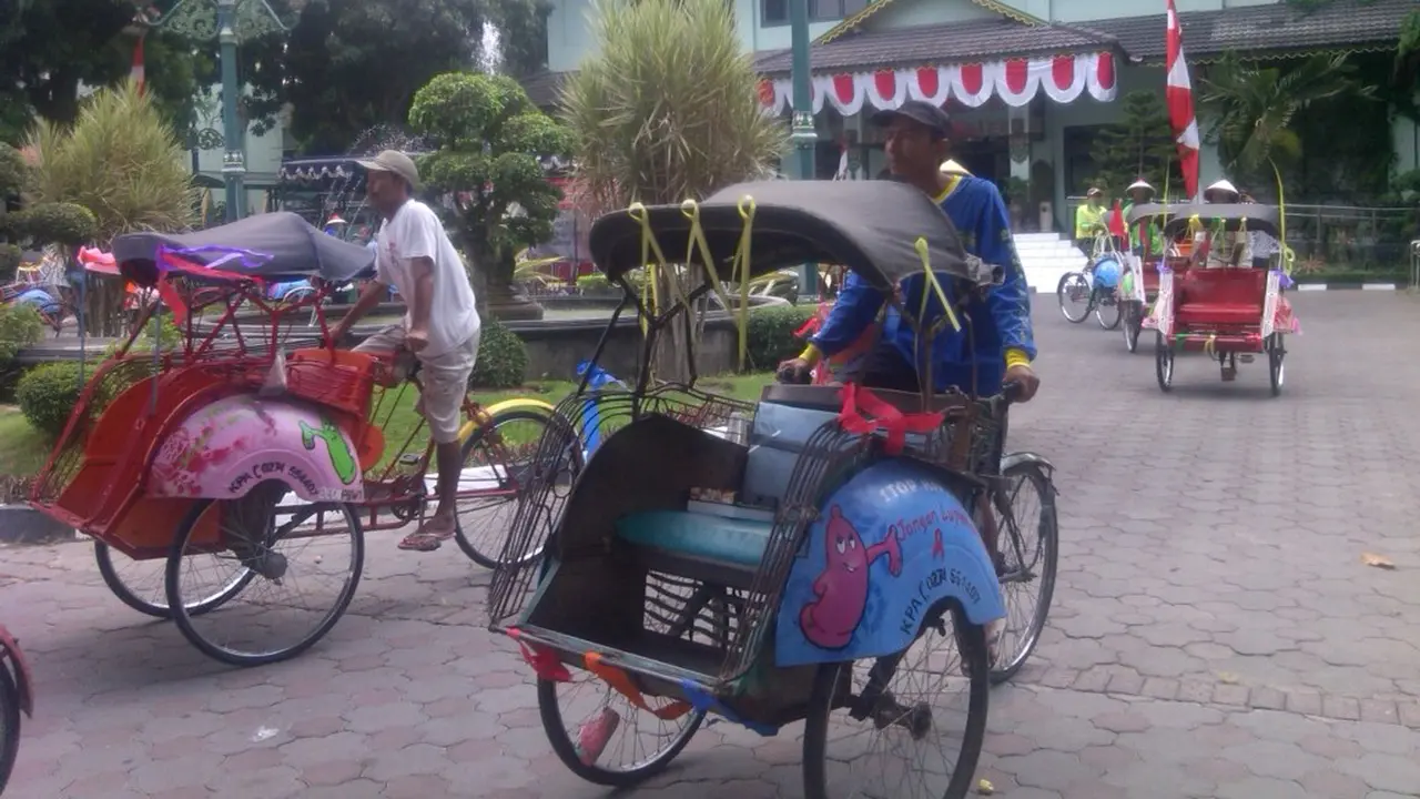 Sosialisasi Kondom, Pemkot Jogja Gaet 60 tukang becak