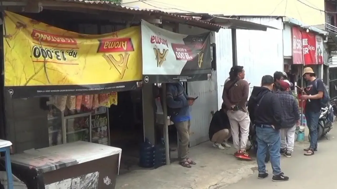 Jajaran kepolisian dari Polres Tangerang Selatan (Tangsel)
