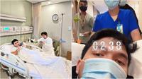 Putus dari Fuji, Thariq Halilintar dirawat di rumah sakit setelah mengalami mimisan. (Sumber: Instagram/thariqhalilintar)