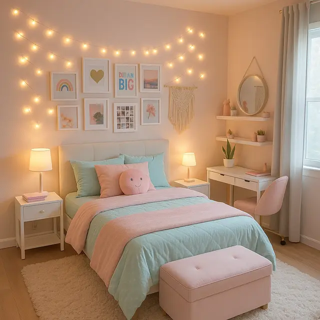 Gambar Desain Kamar Tidur Remaja Perempuan yang Instagramable