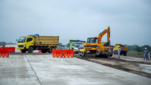 Pembangunan proyek strategis nasional (PSN) Jalan Tol Solo-Yogyakarta-Kulonprogo. Dok PUPR