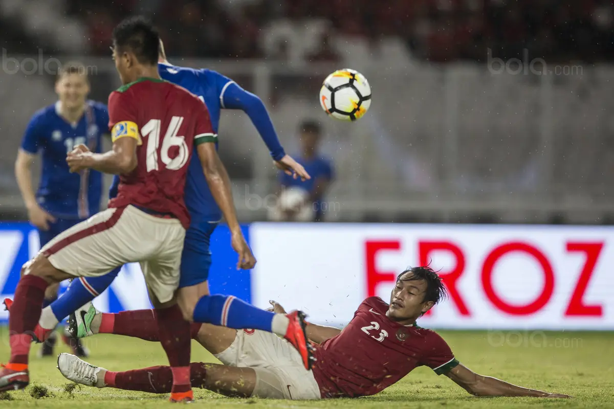 FOTO: Sempat Unggul, Timnas Indonesia Akhirnya Kalah dari Islandia