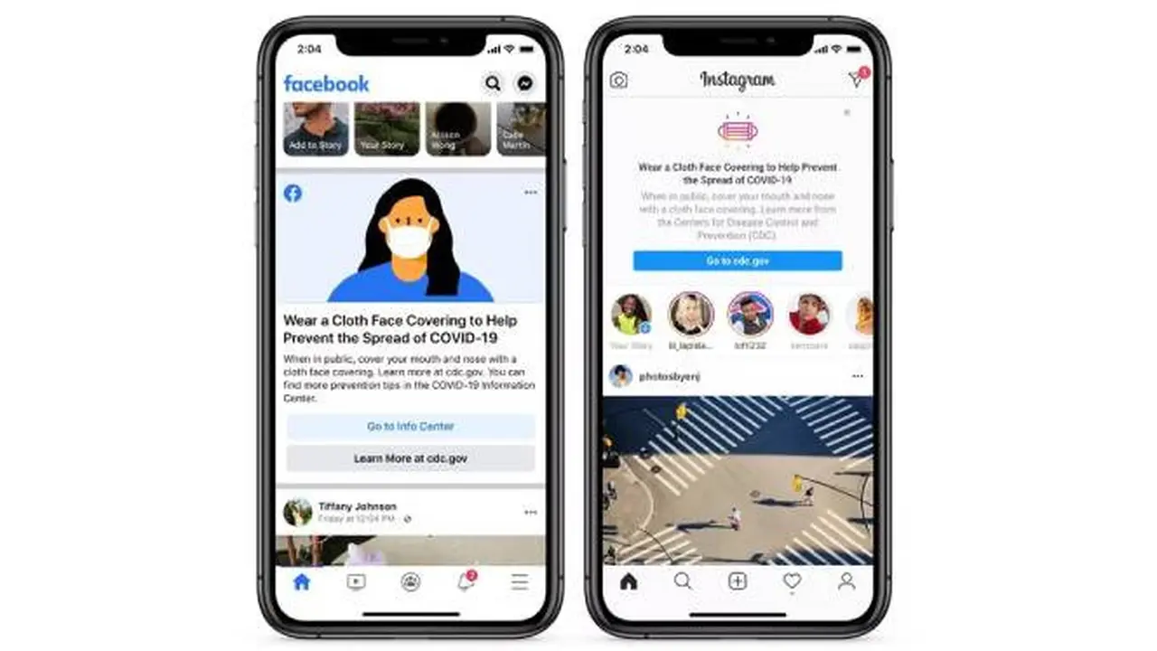 Facebook dan Instagram. Dok: theverge.com