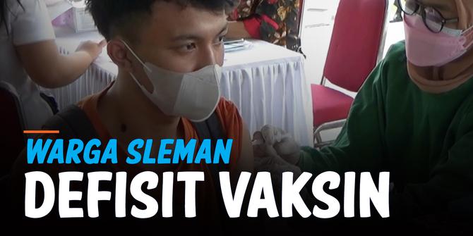 VIDEO: Sleman Kehabisan Stok, Warga Gagal Divaksin Covid-19